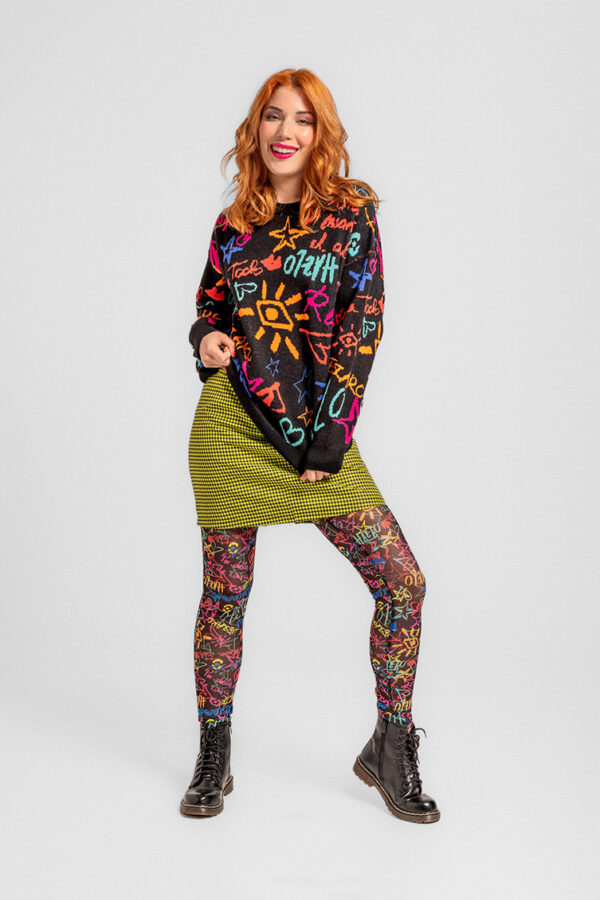 SWEATER OVERSIZE POR DENTRO DE COLORES